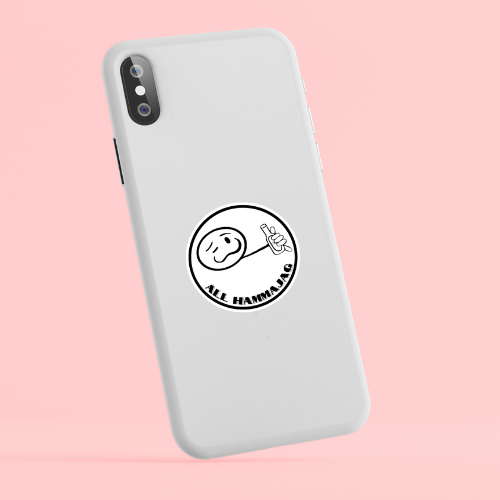 "All Hammajag" local kine cartoon sticker